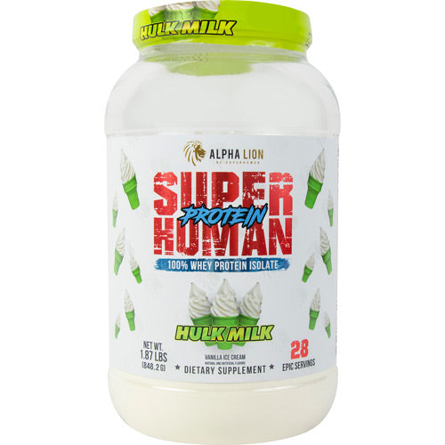 Alpha Lion Super Human - Hulk Milk Vanilla Ice Cream 28 Servings