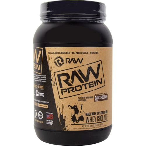 RAW Whey Protein 100% Grass Fed - Dark Chocolate 25 Servings