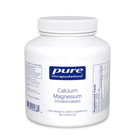 Pure Calcium Magnesium (citrate/malate) - 180 capsules